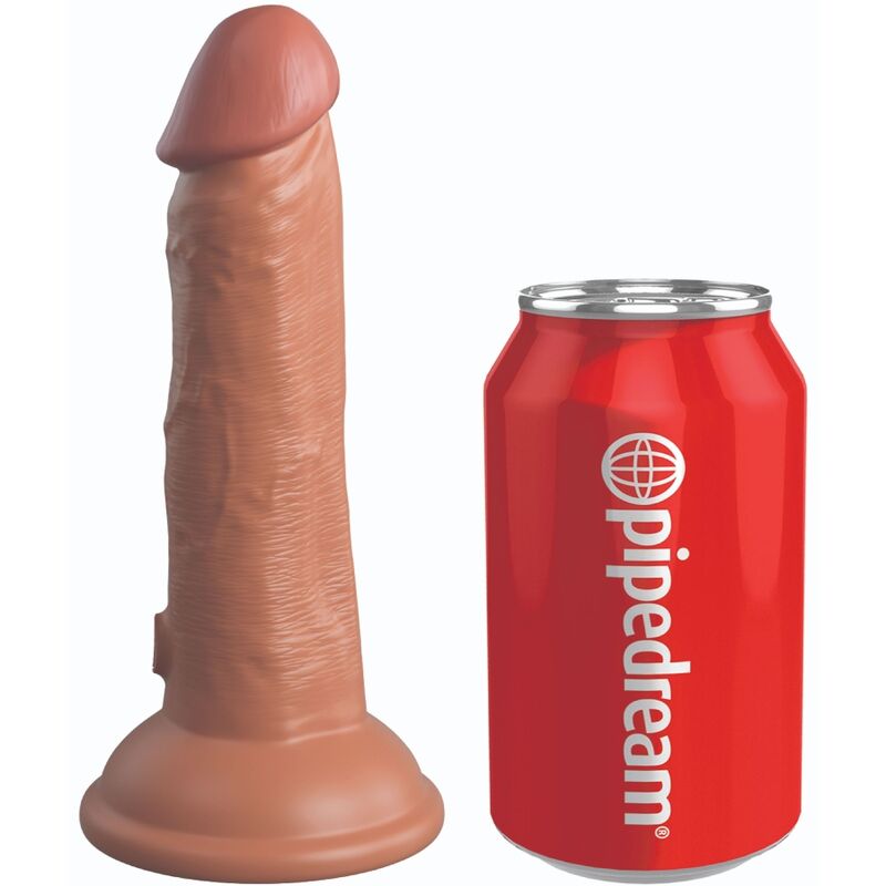 King Cock Elite — Gode silicone 6 pouces — Caramel