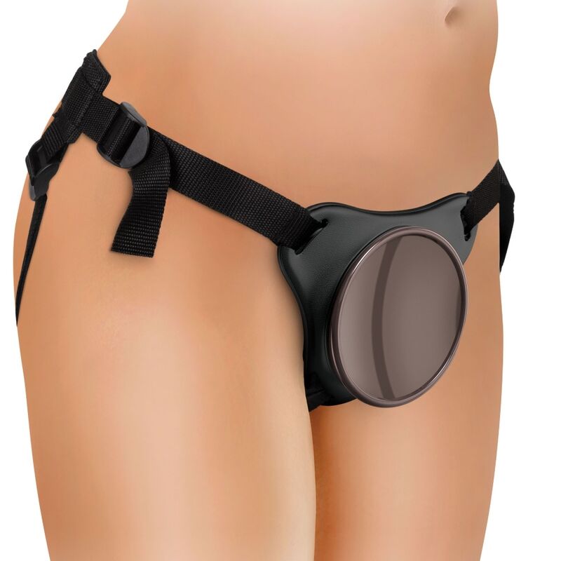 King Cock Elite Deluxe Body Dock – Strap-on con dildo e Crown Jewels