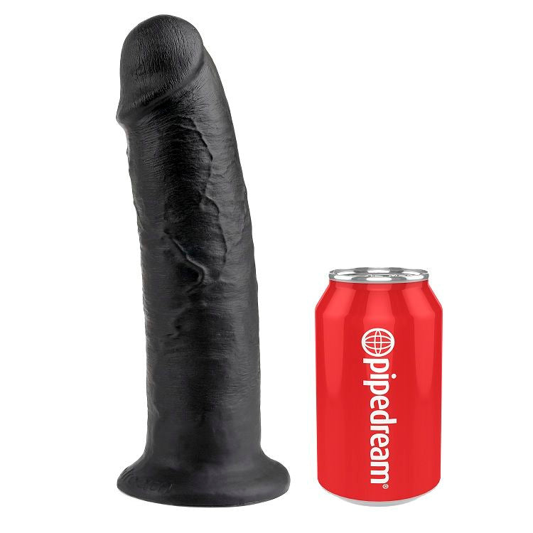 Pipedream King Cock – Dildo realistico largo con ventosa, 10 pollici – Nero