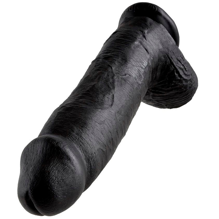King Cock — Gode avec testicules 12 pouces — Noir