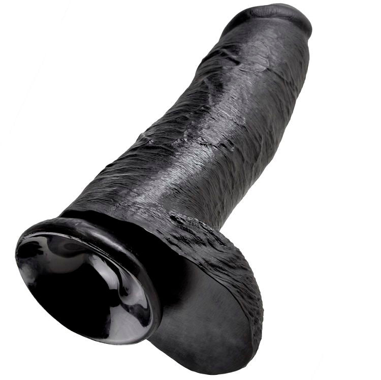 King Cock — Gode avec testicules 12 pouces — Noir