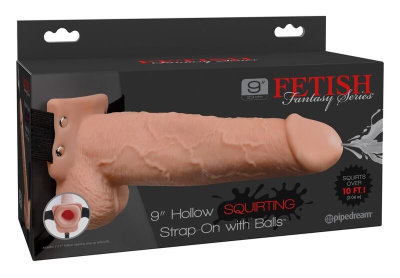 Pipedream – Harness mit Spritzdildo, 22,9 cm