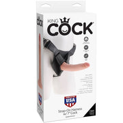 King Cock 7 pulgadas – Strap-on con arnés y consolador realista