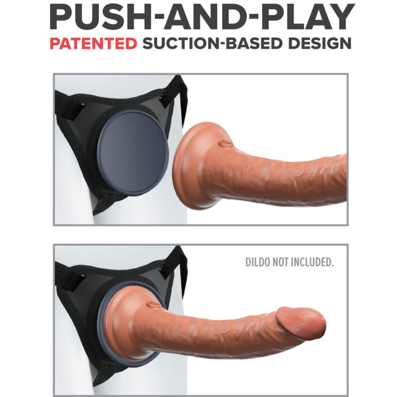 Imbracatura strap-on Pipedream Body Dock Elite con piastra di aggancio