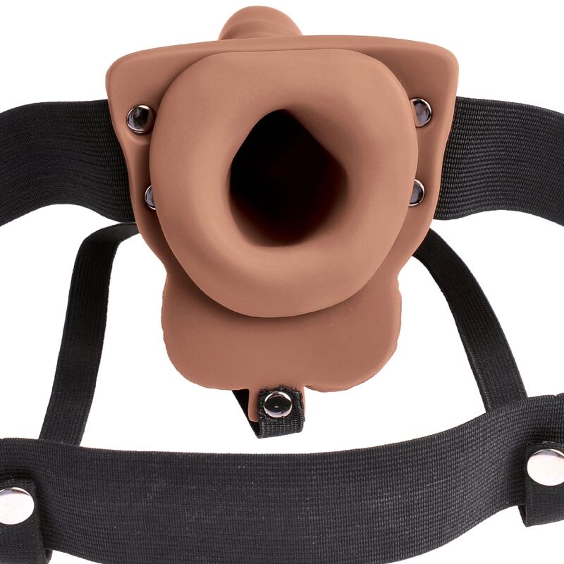 Pipedream — Harnais réglable pénis réaliste avec testicules rechargeables et vibrateur 15 cm