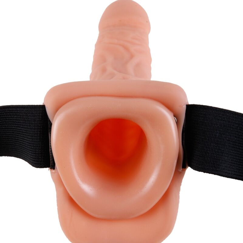 Pipedream – Verstellbarer Harness mit realistischem Penis, Hoden und Fernbedienung, 17,8 cm