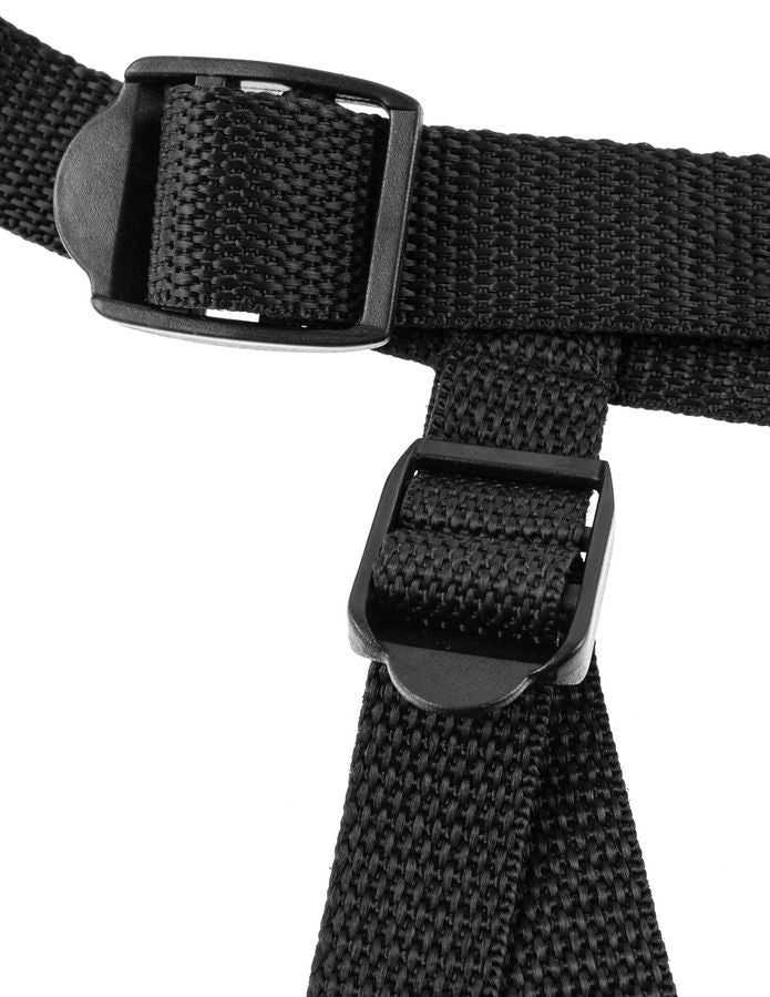 Imbracatura strap-on Fetish Fantasy Stay-Put in neoprene e vinile lucido