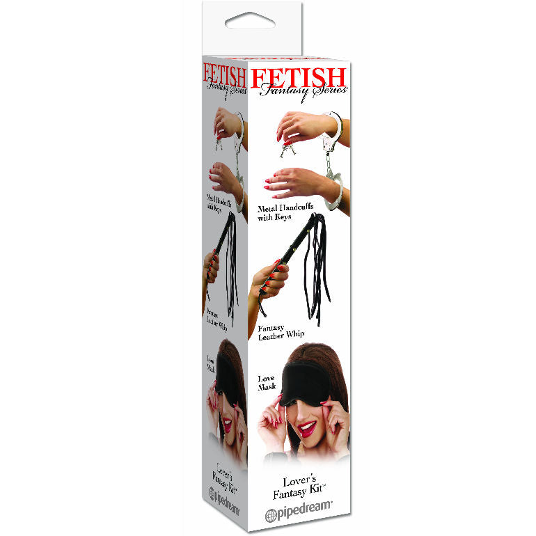 Pipedream – Bondage-Set für Paare mit Peitsche, Handschellen und Maske