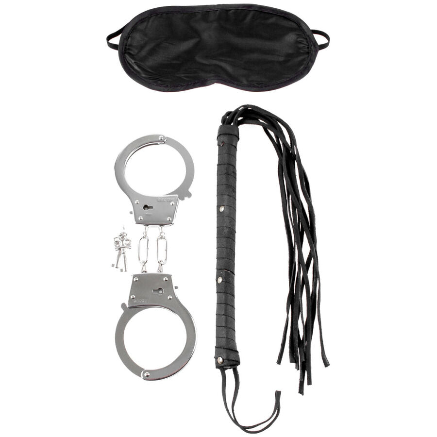 Pipedream – Bondage-Set für Paare mit Peitsche, Handschellen und Maske