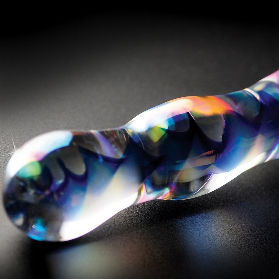 Pipedream Icicles No. 8, consolador de cristal soplado de 17,8 cm