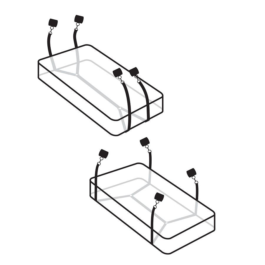 Pipedream — Retenues de matelas wraparound