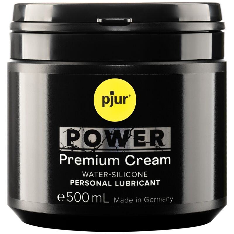 pjur POWER – Cremiges Hybrid-Gleitgel auf Wasser- und Silikonbasis – 500 ml