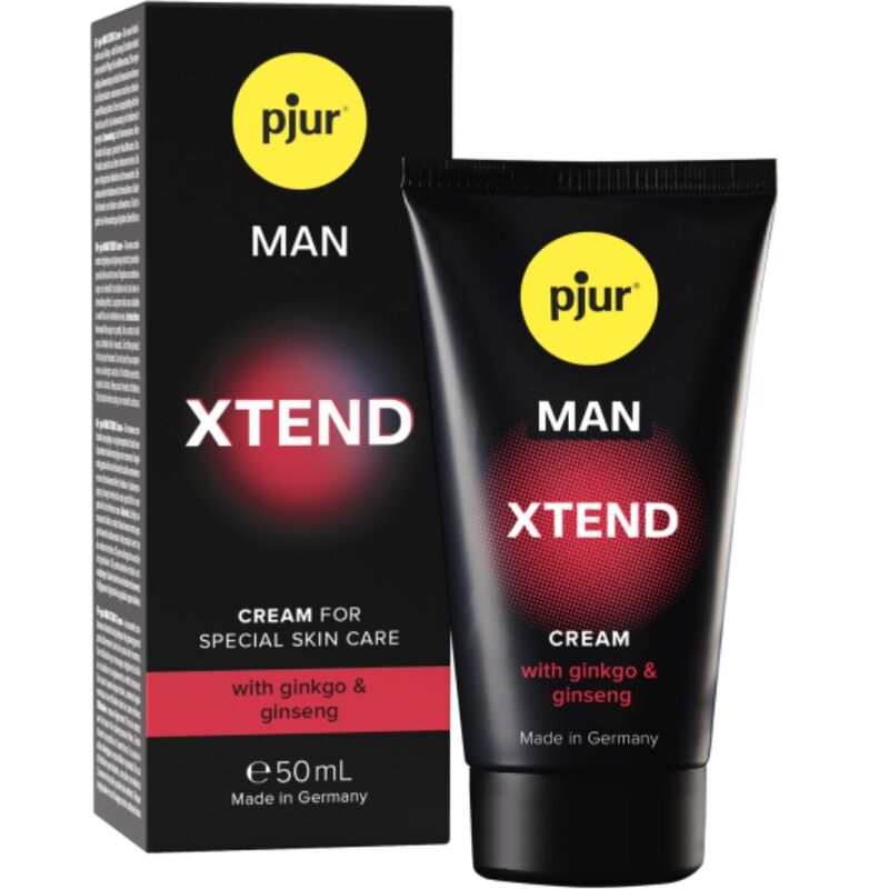 pjur MAN XTEND Cream – Crema da massaggio intimo per lui, 50 ml