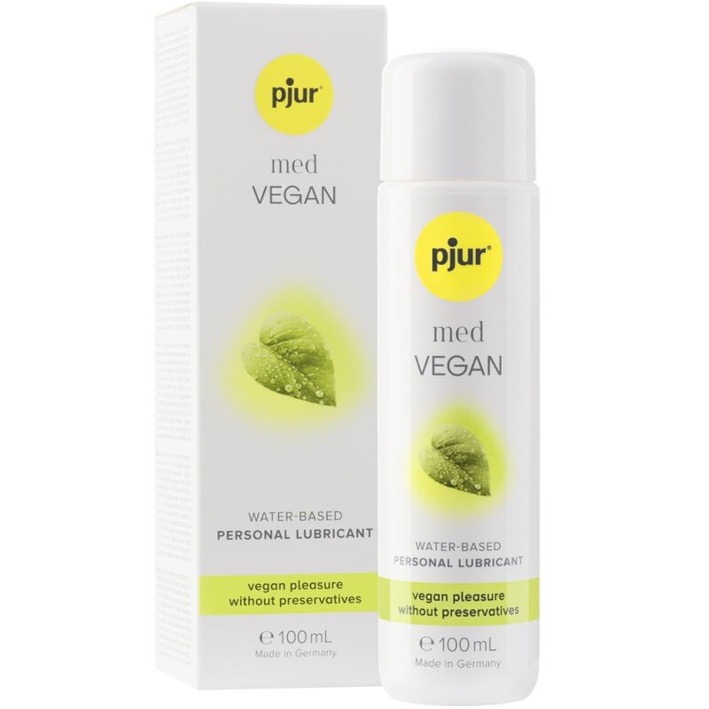 pjur med VEGAN – Lubricante vegano a base de agua, 100 ml