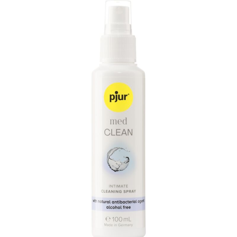 pjur med CLEAN Spray – Spray limpiador íntimo sin alcohol, 100 ml