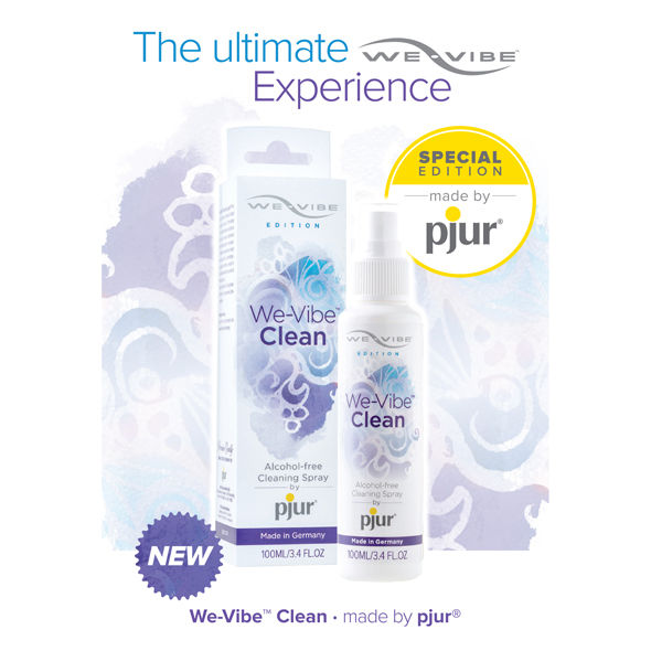 pjur We-Vibe Clean – Spray limpiador para juguetes sexuales, 100 ml