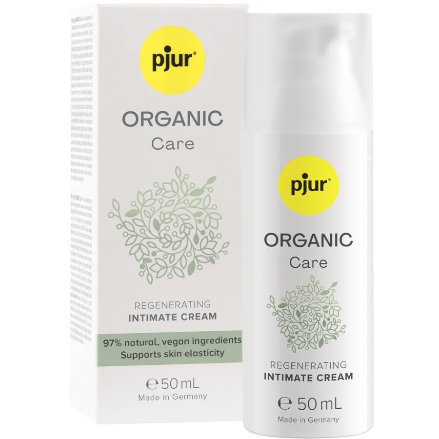 pjur ORGANIC Care 50 ml — Crème hydratante intime sans parfum