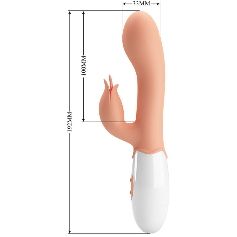 Vibrador Pretty Love Bloody Mary con estimulador