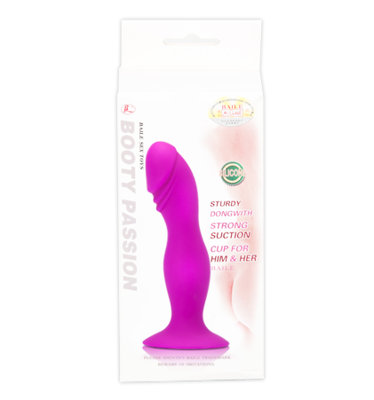 Pretty Love Booty Passion – Plug anale in silicone viola con ventosa