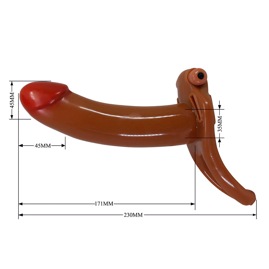 Strap-on cavo vibrante Pretty Love Bradden