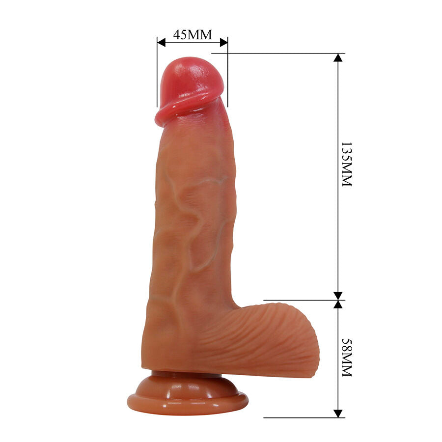 Pretty Love Duvall – Consolador realista de silicona con ventosa, 19,3 cm