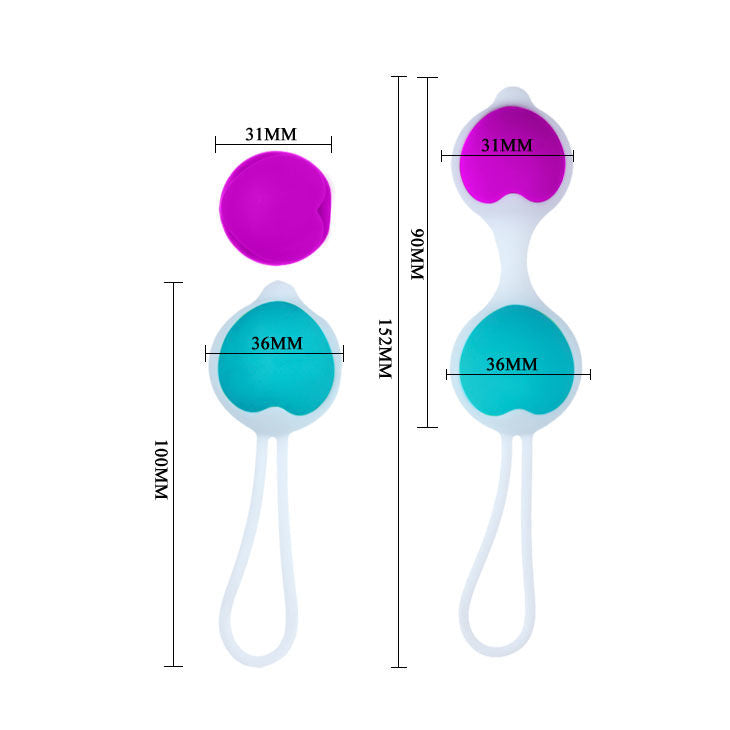 Pretty Love Flirtation – Pallina di Kegel con pesi intercambiabili