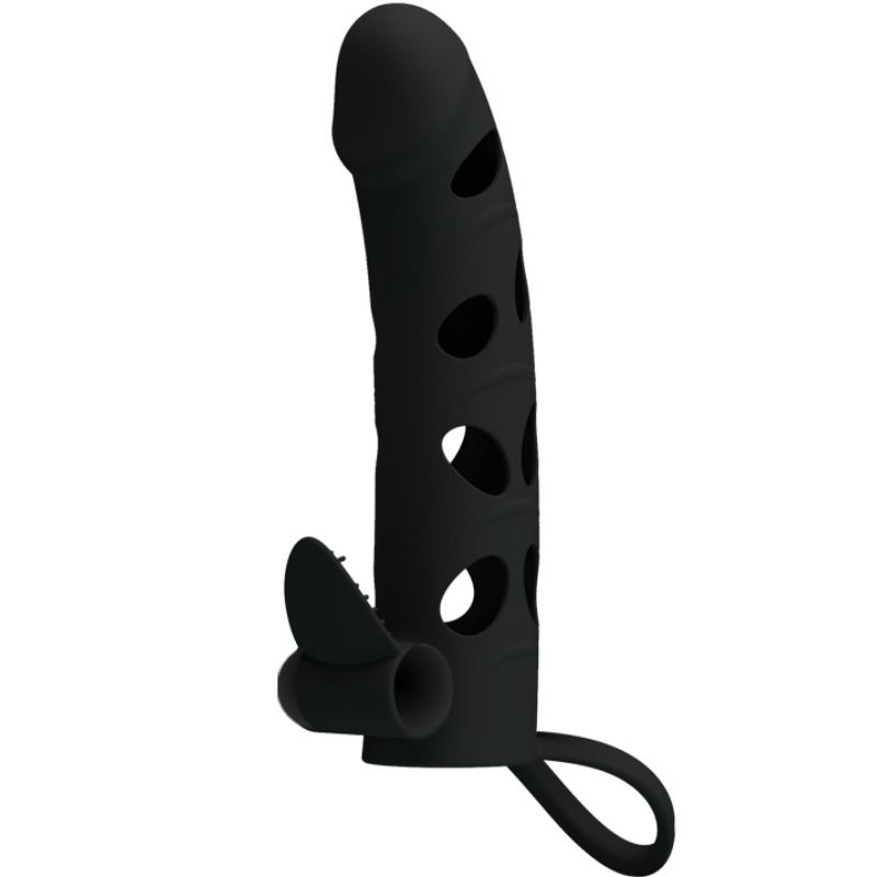 Pretty Love — Housse en silicone avec vibration 15.2 cm
