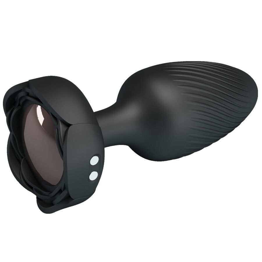 Pretty Love Osborn – Plug anale nero con luce LED, 9,8 cm