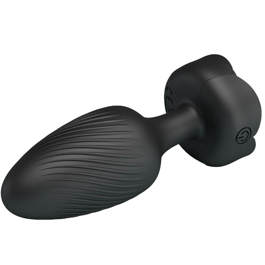 Pretty Love Osborn – Plug anale nero con luce LED, 9,8 cm