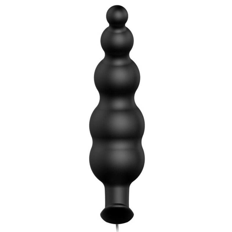 Pretty Love — Plug anal silicone extra stimulation et 12 modes de vibration noir