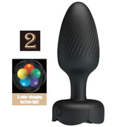 Pretty Love — Plug anal varian avec lumière LED noir 10,8 cm
