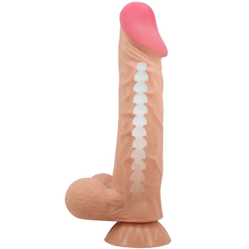 Pretty Love Sliding Skin 24 – Consolador realista con ventosa – Carne claro