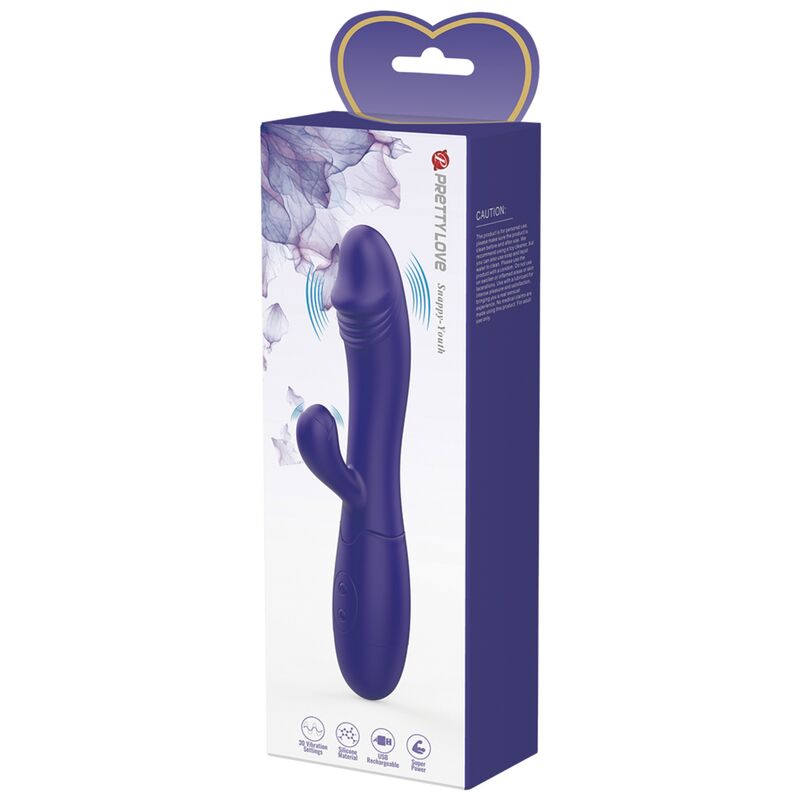 Pretty Love Snappy Youth – Vibrador de punto G violeta