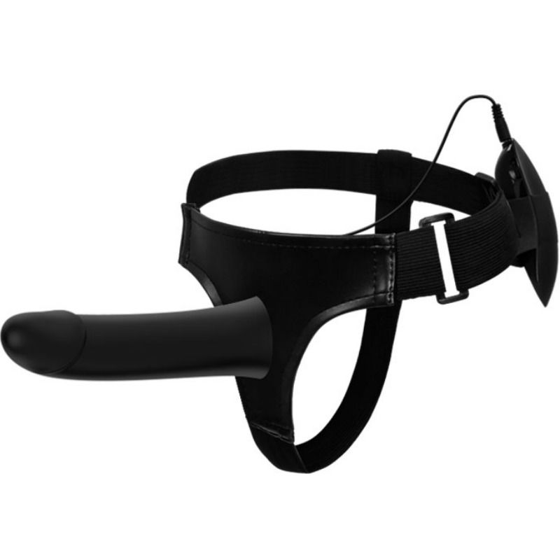 Pretty Love — Vito strap on avec gode creux et vibration 17.3 cm