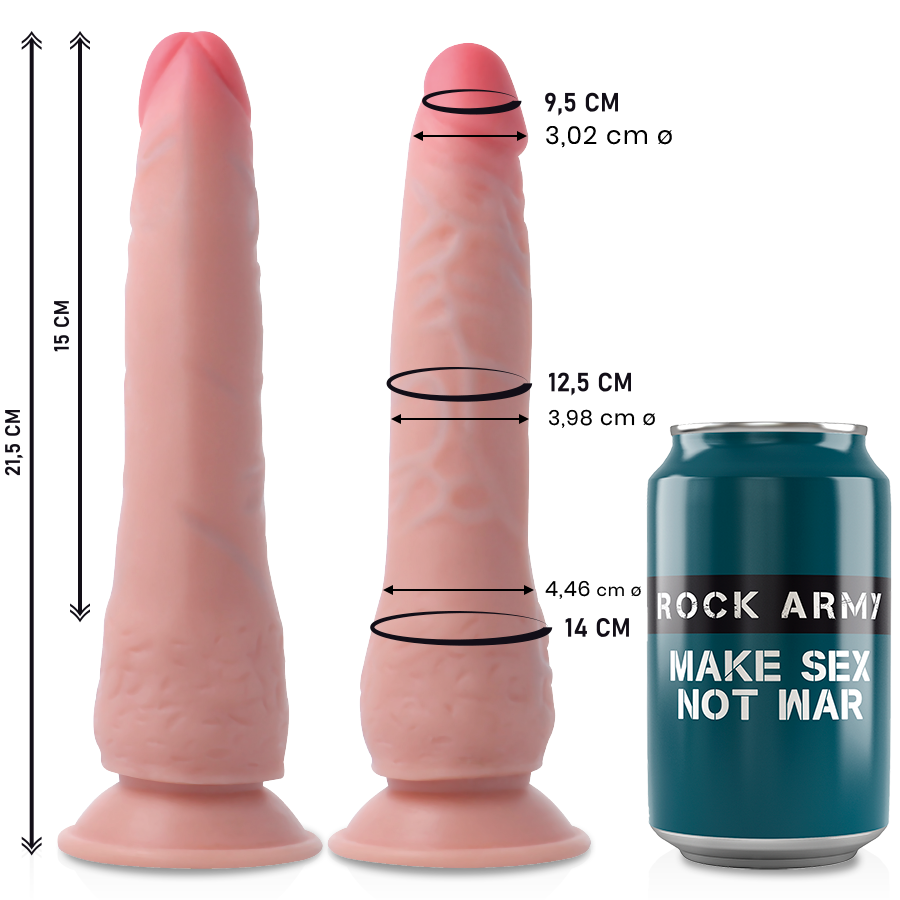 Rock Army — Crusader double densité 21.5 cm -o- 4.46 cm