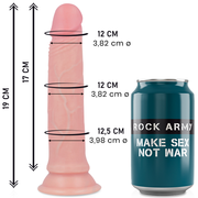 Rock Army Avenger – realistischer Dildo aus Premium-Flüssigsilikon, 19 cm, Ø 3,98 cm