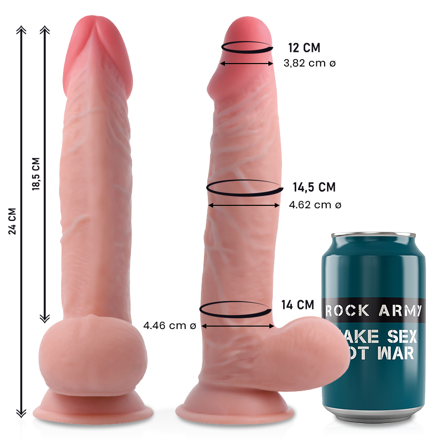Rock Army — Sherman rockarmy double densité 24 cm -o- 4.62 cm