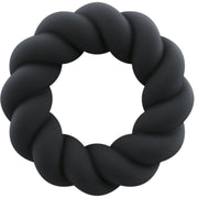 Rocks-Off Twist – Anello fallico in silicone con rilievo a spirale