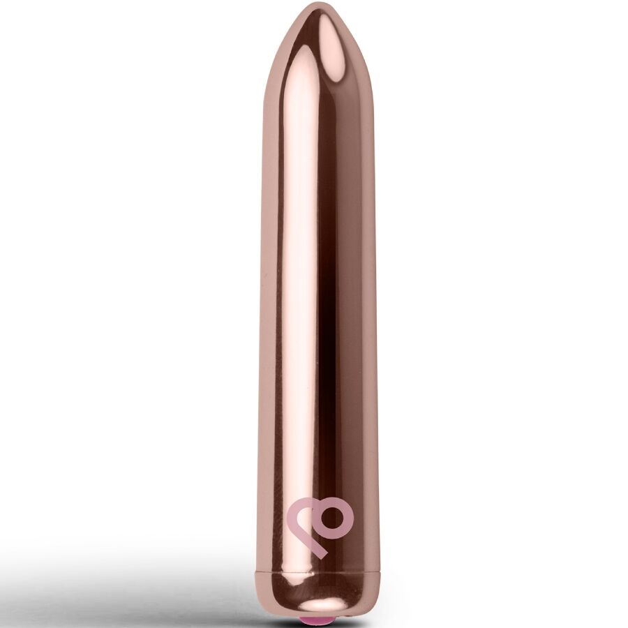 Rocks-Off – Aufladbarer Minivibrator im Bullet-Format, 16 Modi – Golden Rose