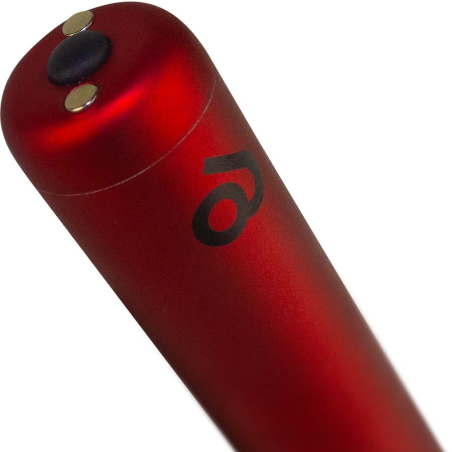 Rocks-Off – Aufladbarer Minivibrator im Bullet-Format, 16 Modi – Poppy Red