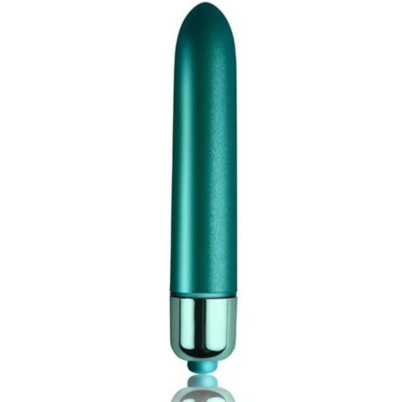 Rocks-Off Touch of Velvet – Mini vibratore dalla finitura vellutata – Verde pavone