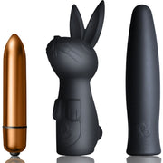 Rocks-Off Silhouette Dark Desire – Klitoris-Vibrator-Set mit zwei Hüllen