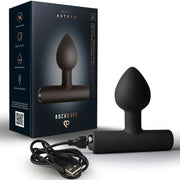 Rocks-Off Nova Astryx – Vibrierender Analplug, 16 Einstellungen, IPX7 – Schwarz