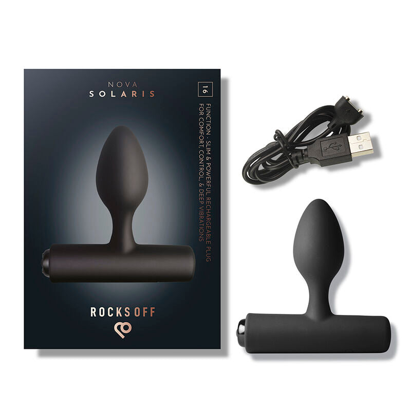 Rocks-Off Nova Solaris — Plug vibrant — Noir