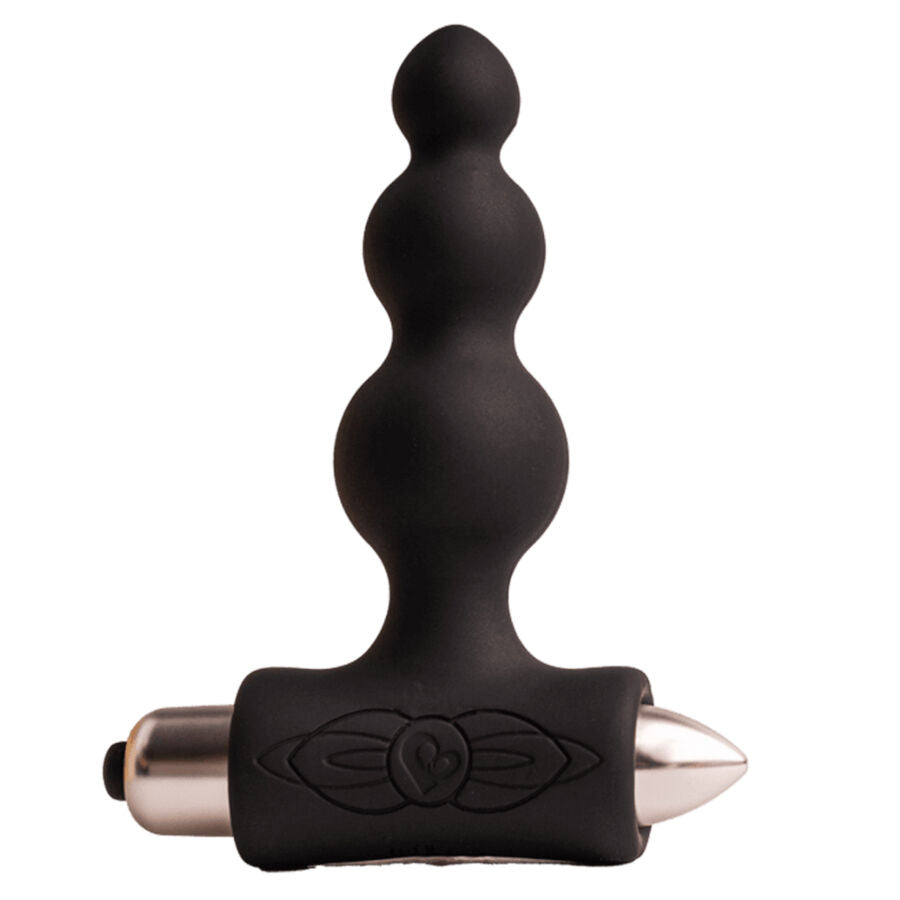 Rocks-Off Petite Sensations Bubbles – Plug anale vibrante a tre sfere – Nero