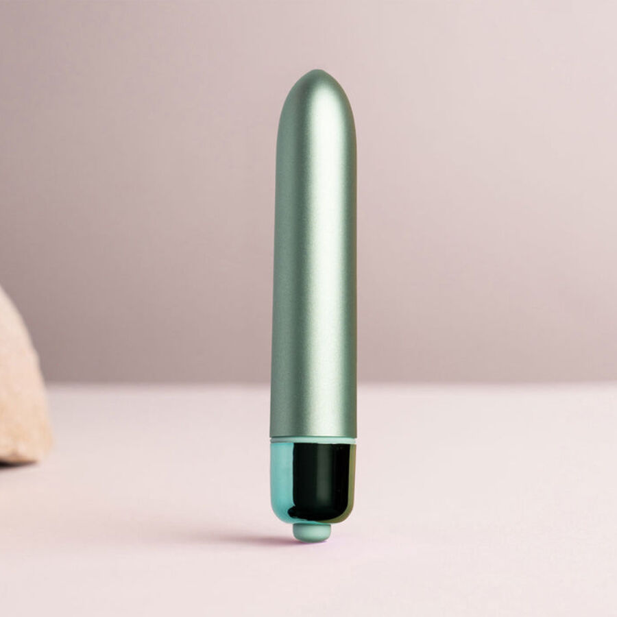 Rocks-Off Touch of Velvet – Mini vibratore dalla finitura vellutata – Aqua Lily