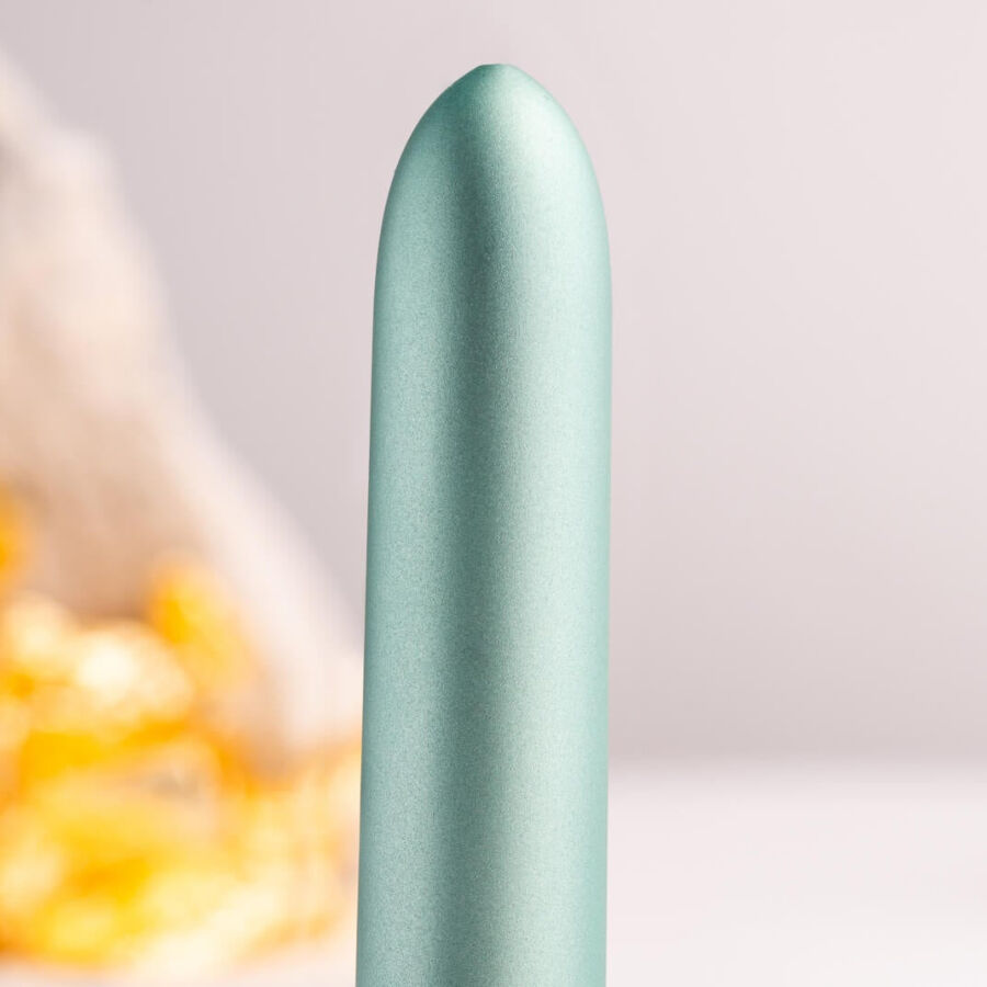 Rocks-Off Touch of Velvet – Mini vibratore dalla finitura vellutata – Aqua Lily