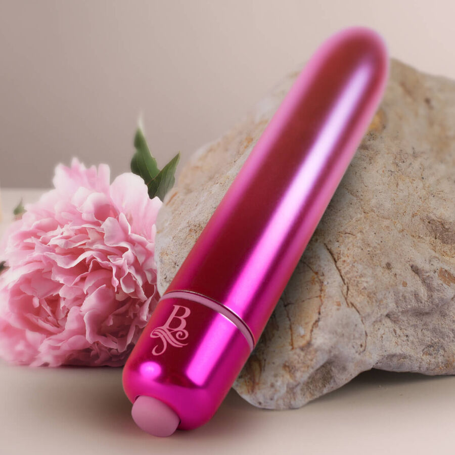 Rocks-Off RO-90 Courtesan – Minivibrator mit Arabesken, Rosa-Bordeaux