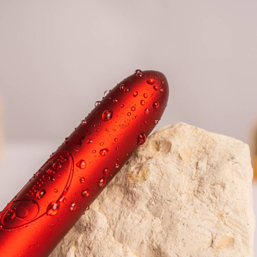 Rocks-Off Scarlet Velvet – Bala vibradora roja satinada