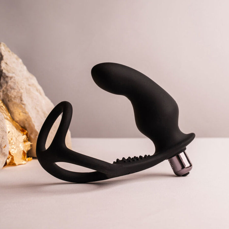 Rocks-Off Ro-Zen Pro – Masajeador prostático con dos anillos